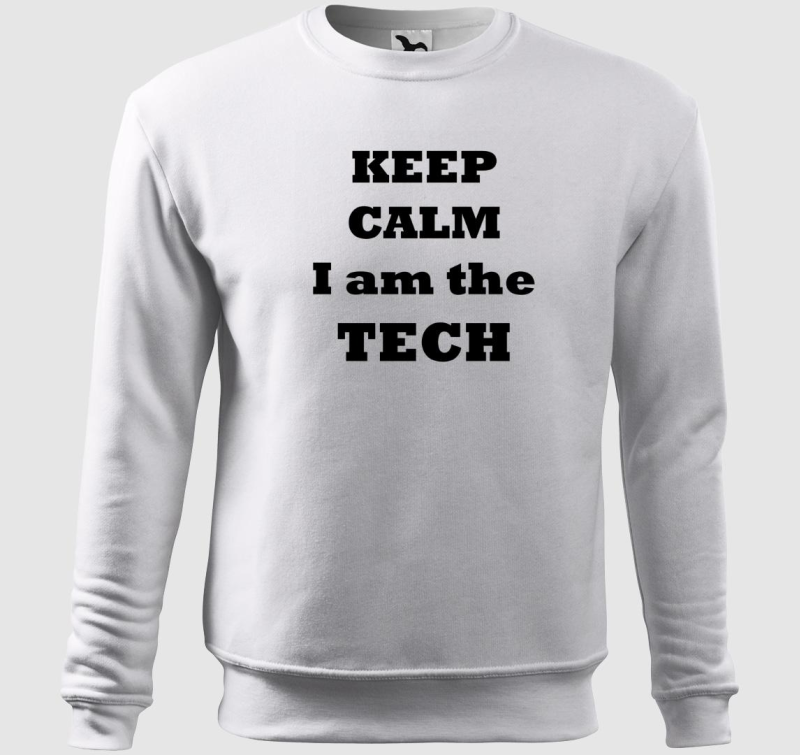 keep calm TECH belebújós pulóver