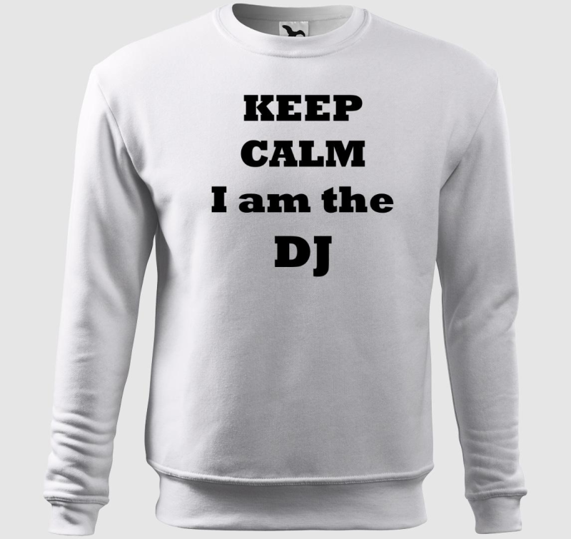 keep calm DJ belebújós pulóver