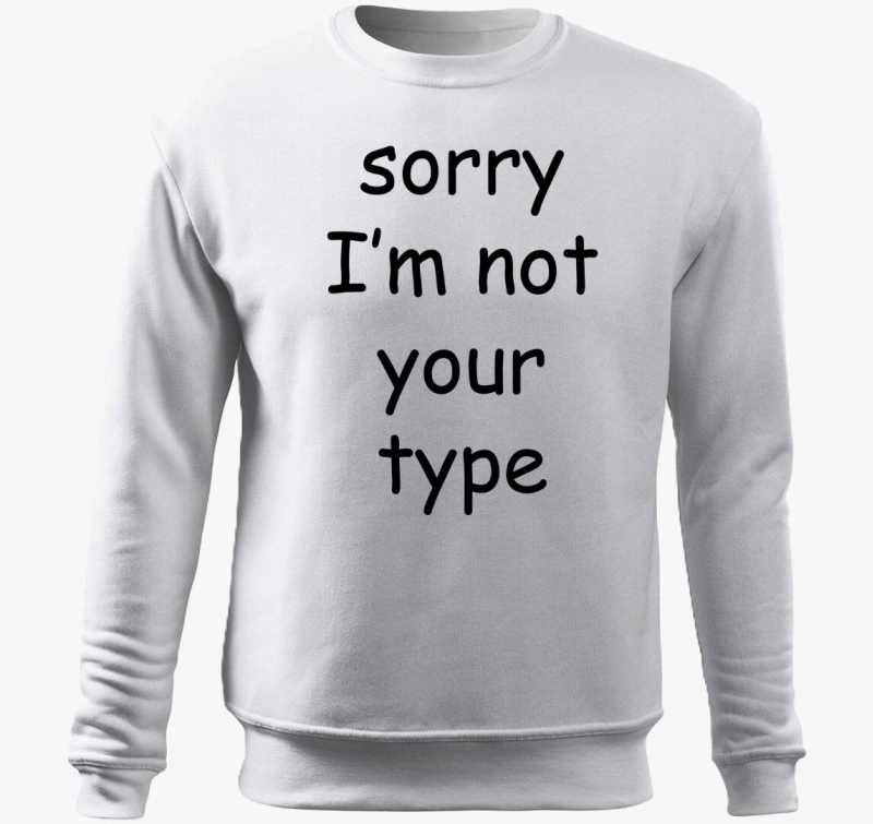 Comic sans sorry belebújós pulóver