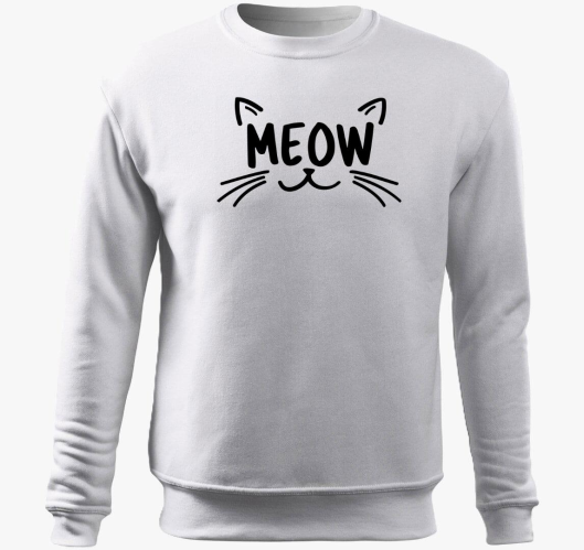 Meow cica belebújós pulóver