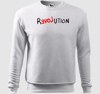 Revolution feliratú belebújós pulóver