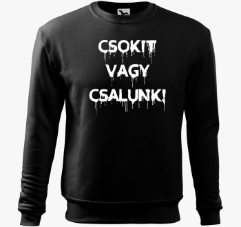 Csokit v csalunk belebújós pulóver