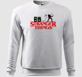 Stranger Things 4 sziluett belebújós pulóver
