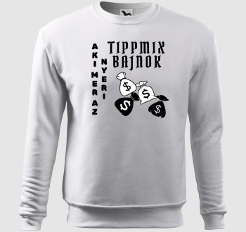 Tippmix bajnok belebújós pulóver