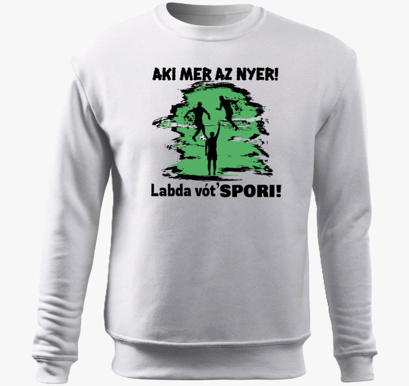 Labda vót spori belebújós pulóver