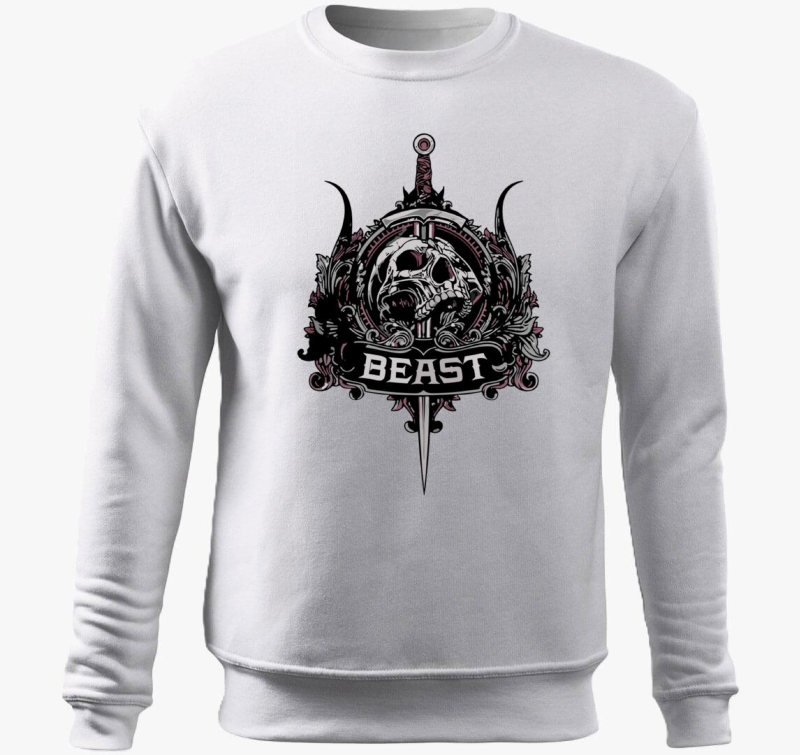 Beast skull belebújós pulóver