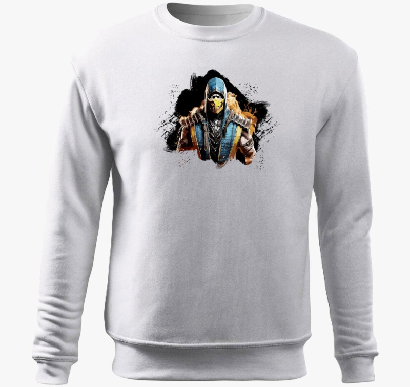 Mortal Kombat Scorpion avatar belebújós pulóver