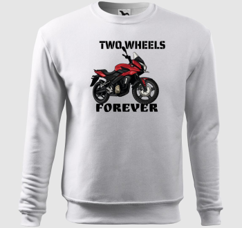 Two Wheels Forever belebújós pulóver