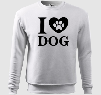 I love dog belebújós pulóver
