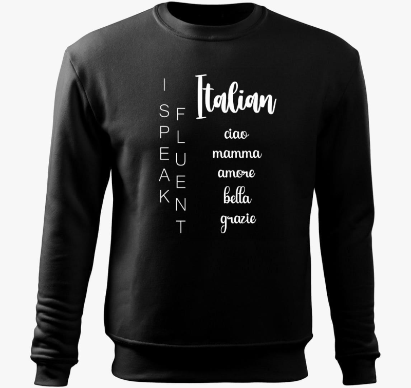Fluent italian ciao belebújós pulóver