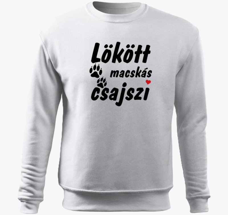 Lökött macskás csajszi belebújós pulóver