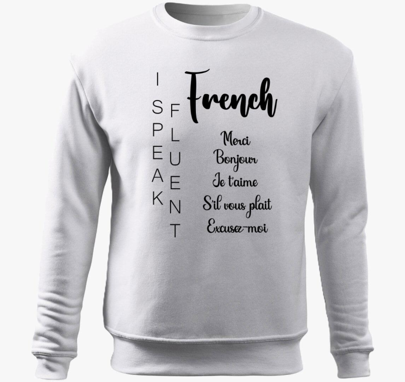 Fluent french belebújós pulóver