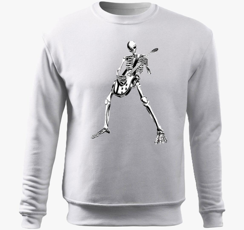 Skeleton metal belebújós pulóver