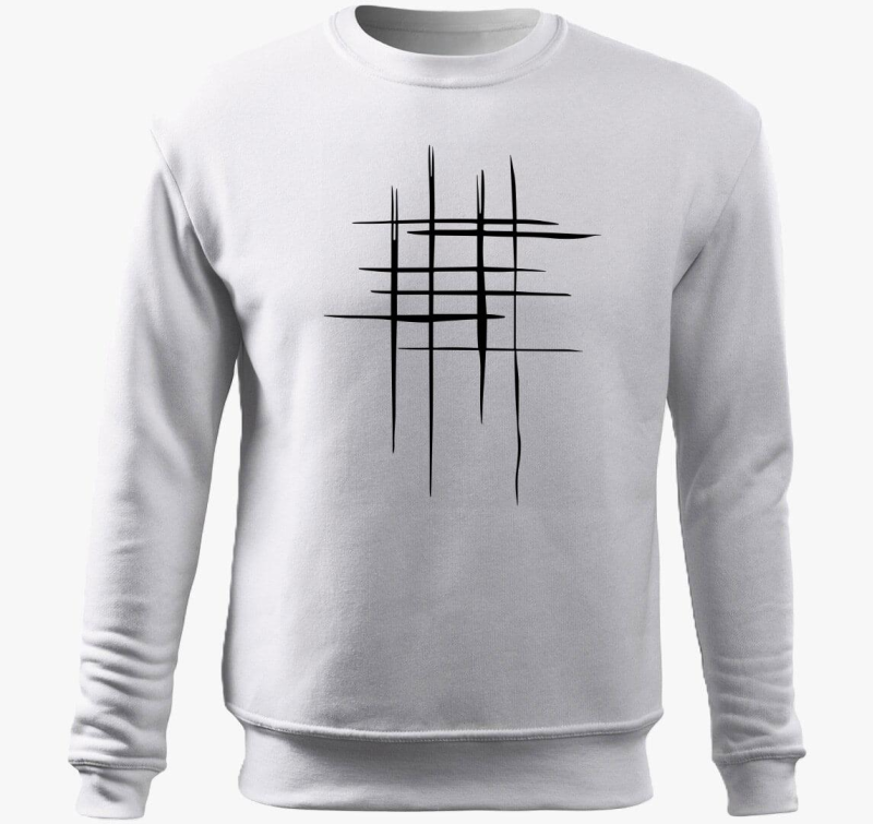 Multi hashtag belebújós pulóver