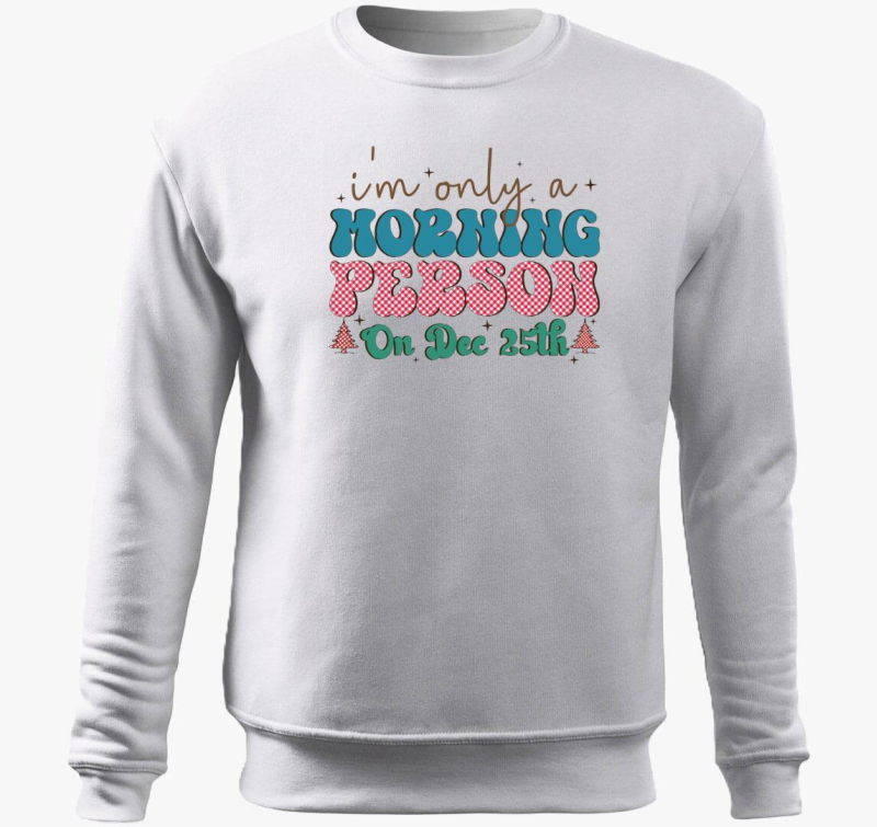 Dec 25 morning belebújós pulóver