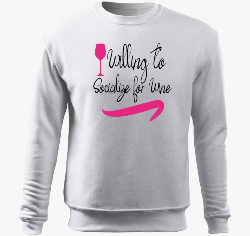Wine socialize belebújós pulóver