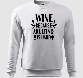 wine adulting belebújós pulóver