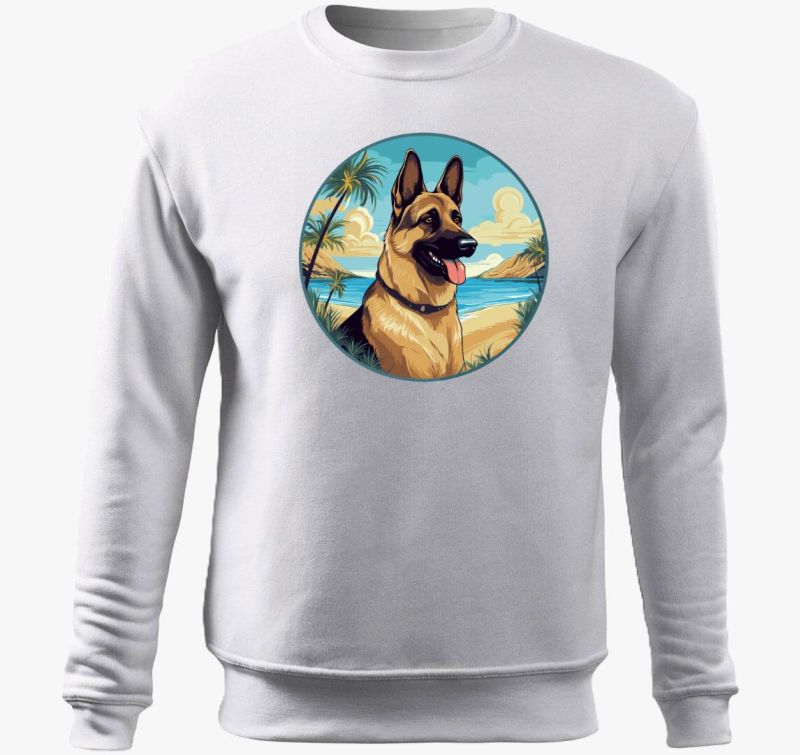 German Sheperd belebújós pulóver