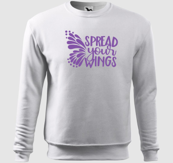 Spread wings lila belebújós pulóver