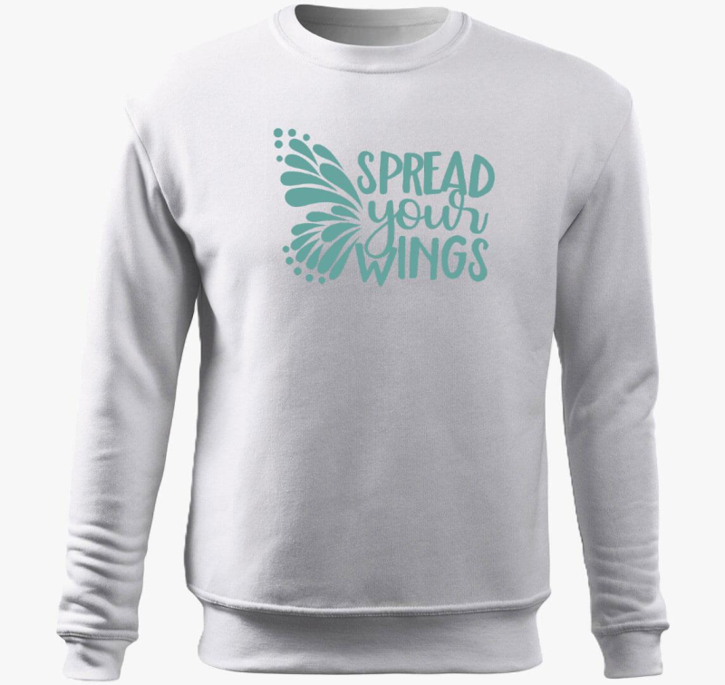 Spread wings türkiz belebújós pulóver