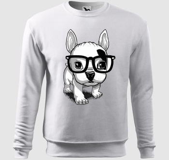frenchie puppy belebújós pulóver