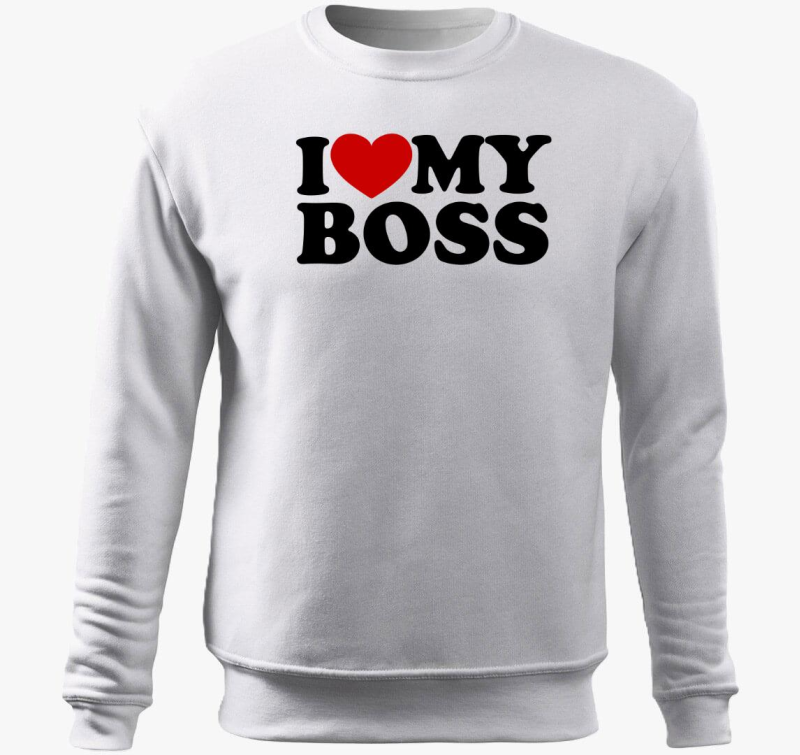 I love my boss belebújós pulóver