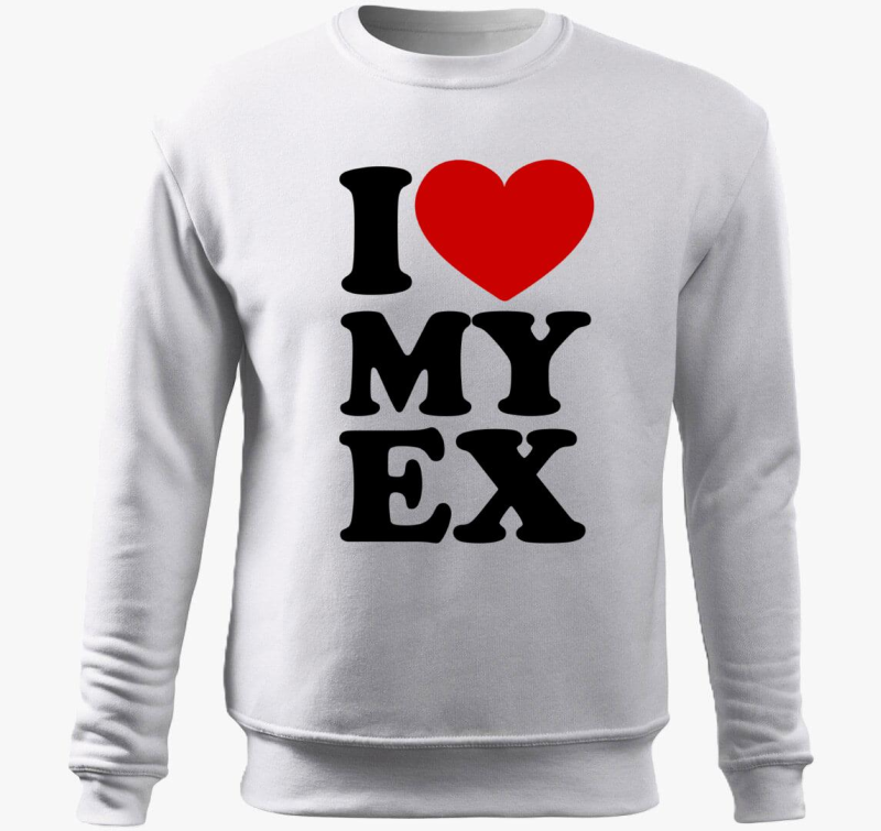 I love my ex belebújós pulóver