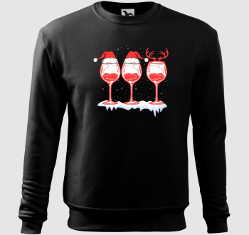 Vörösbor karácsony belebújós pulóver