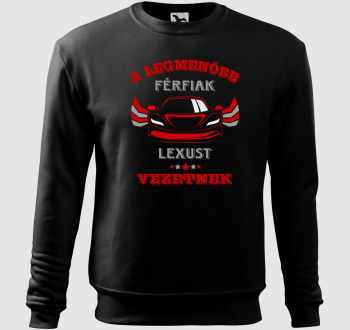 Lexusos menő sofőr belebújós pulóver