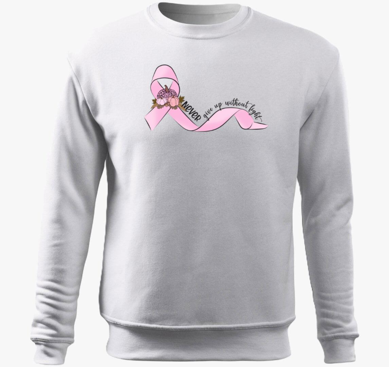 Pink ribbon belebújós pulóver