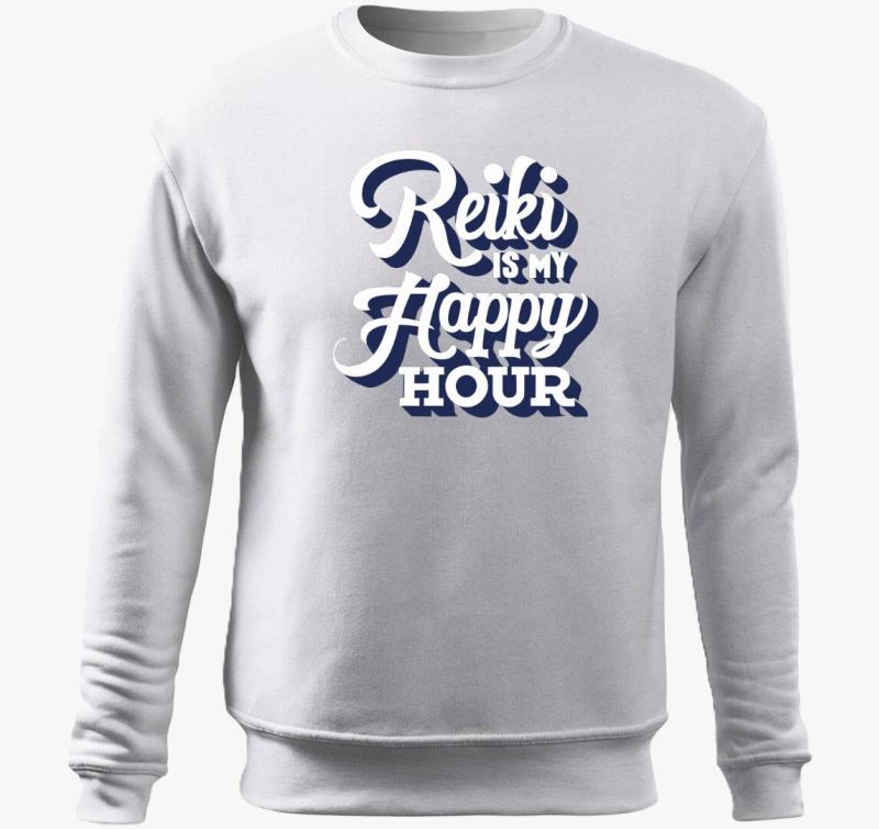 Reiki is my happy hour belebújós pulóver