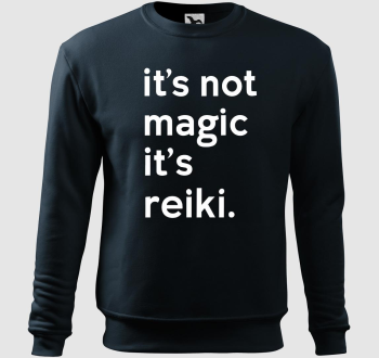 reiki not magic belebújós pulóver