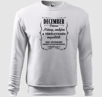 December a hónap amelyben a tökéletesség megszületett belebújós pulóver