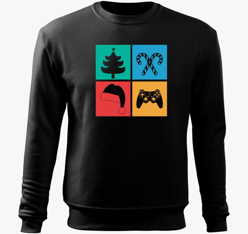 Gamer karácsonyos belebújós pulóver