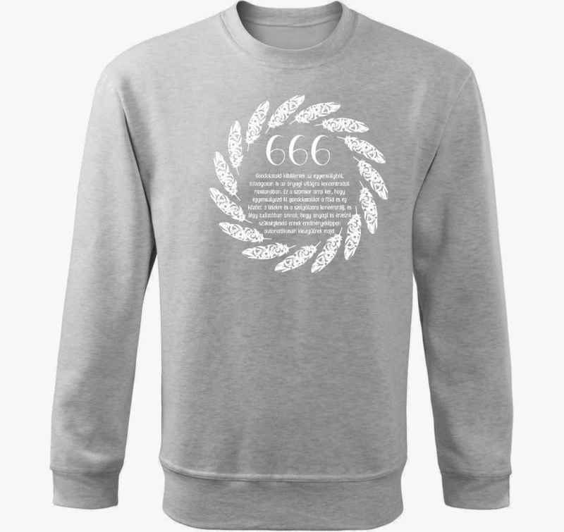 666 angyali szám belebújós pulóver