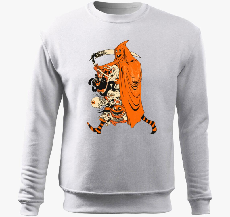 Halloween-es ijesztő belebújós pulóver