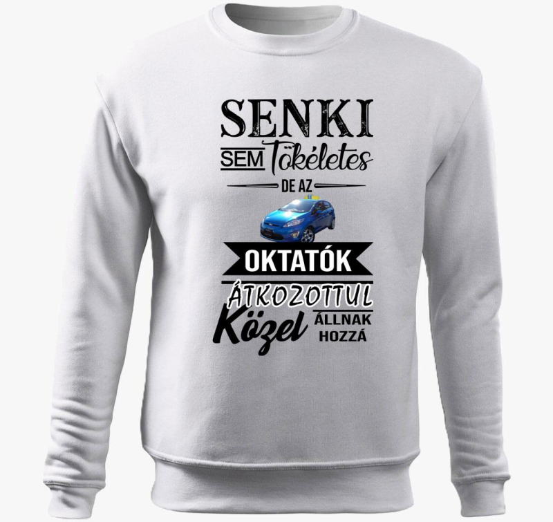 Autós oktató belebújós pulóver