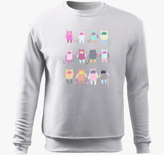 Kotki belebújós pulóver