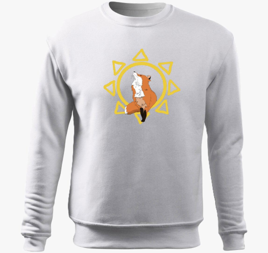 Róka belebújós pulóver