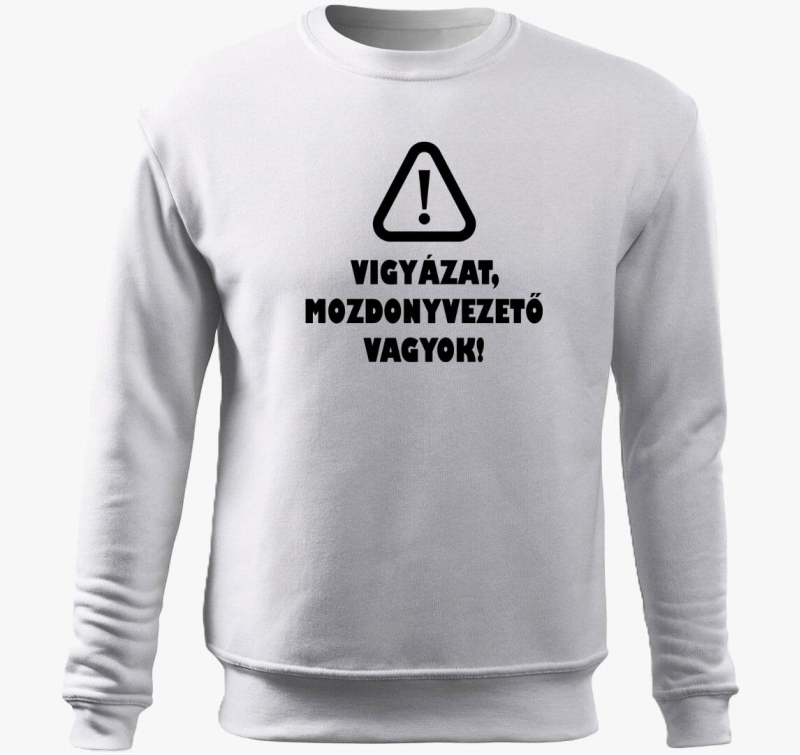 Mozdonyvezető vagyok belebújós pulóver
