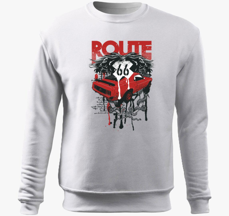 Retró autós belebújós pulóver