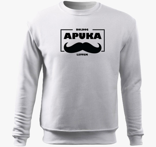 Boldog apuka lettem belebújós ...