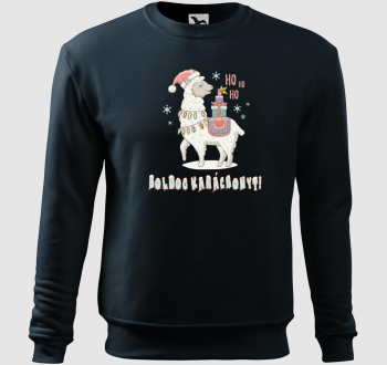 Alpakás karácsonyi belebújós pulóver