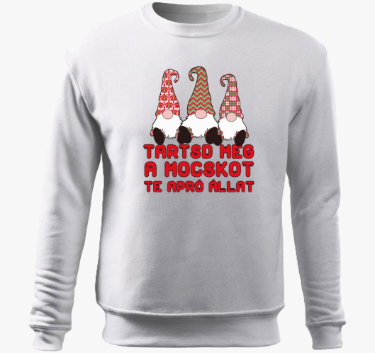 Manós karácsonyi belebújós pul...