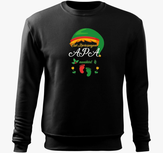 Karácsonyi apa manós belebújós...