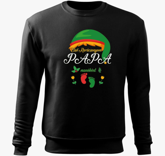 Karácsonyi papa manós belebújó...