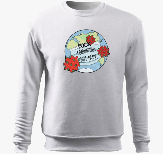 Covid 19 belebújós pulóver