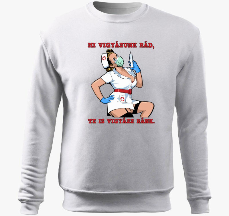 Te is vigyázz ránk belebújós pulóver