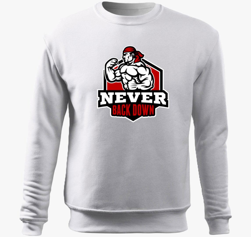 Sose hátrálok meg belebújós pulóver