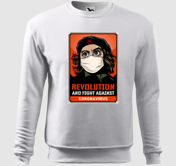 Forradalom a koronavírus idején belebújós pulóver